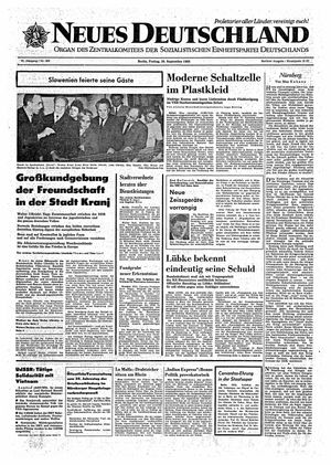 Neues Deutschland Online-Archiv vom 30.09.1966
