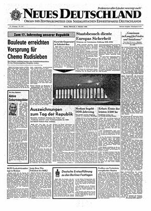 Neues Deutschland Online-Archiv vom 05.10.1966