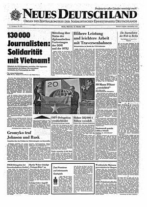 Neues Deutschland Online-Archiv vom 12.10.1966