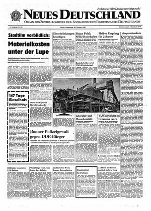Neues Deutschland Online-Archiv vom 20.10.1966