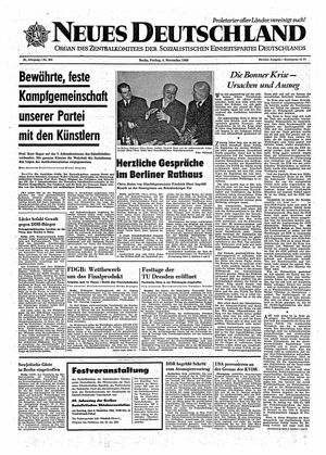 Neues Deutschland Online-Archiv vom 04.11.1966