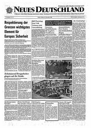Neues Deutschland Online-Archiv vom 18.11.1966