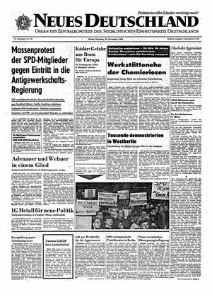 Neues Deutschland Online-Archiv vom 29.11.1966