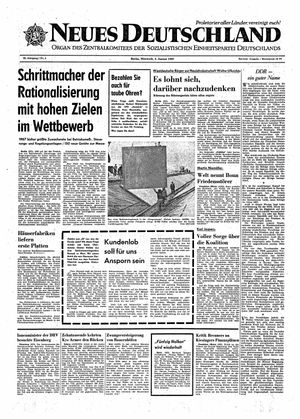 Neues Deutschland Online-Archiv vom 04.01.1967