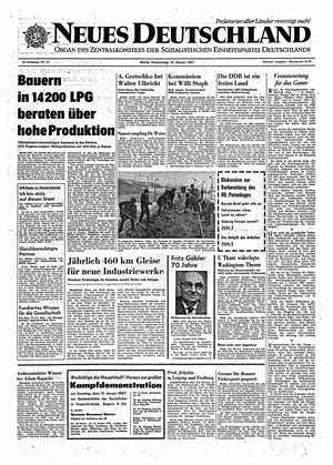 Neues Deutschland Online-Archiv vom 12.01.1967