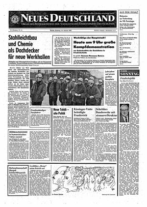 Neues Deutschland Online-Archiv vom 15.01.1967