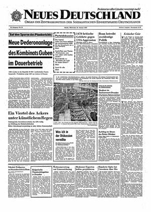 Neues Deutschland Online-Archiv vom 25.01.1967
