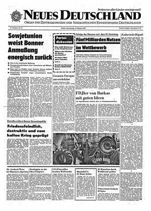 Neues Deutschland Online-Archiv vom 09.02.1967