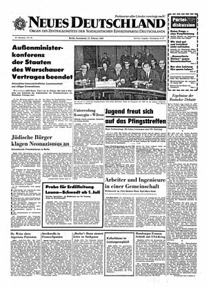 Neues Deutschland Online-Archiv on Feb 11, 1967