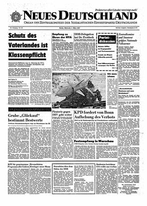 Neues Deutschland Online-Archiv vom 01.03.1967