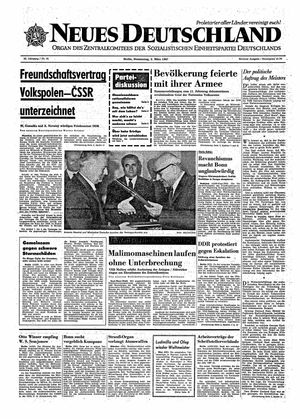 Neues Deutschland Online-Archiv on Mar 2, 1967