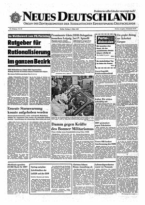 Neues Deutschland Online-Archiv vom 03.03.1967