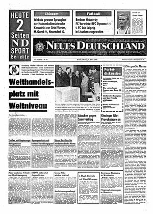 Neues Deutschland Online-Archiv vom 06.03.1967