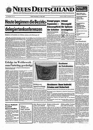 Neues Deutschland Online-Archiv vom 11.03.1967