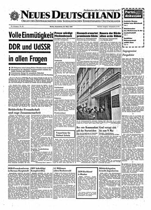 Neues Deutschland Online-Archiv vom 25.03.1967