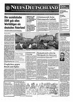 Neues Deutschland Online-Archiv vom 26.03.1967