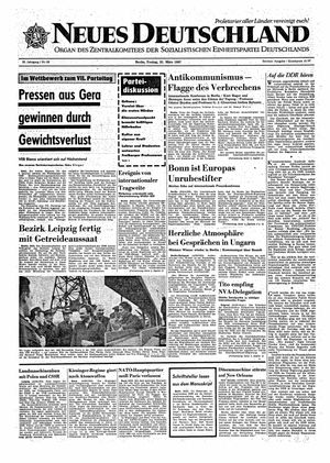 Neues Deutschland Online-Archiv vom 31.03.1967