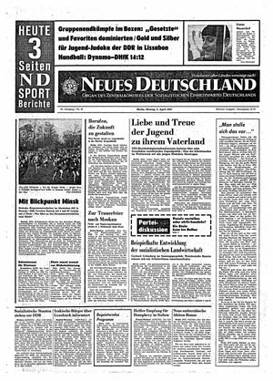 Neues Deutschland Online-Archiv vom 03.04.1967