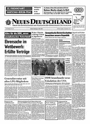 Neues Deutschland Online-Archiv vom 23.05.1967