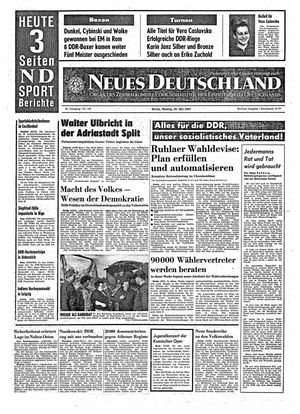 Neues Deutschland Online-Archiv vom 29.05.1967