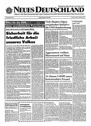 Neues Deutschland Online-Archiv on Jun 16, 1967
