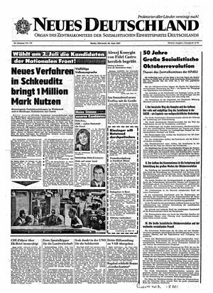 Neues Deutschland Online-Archiv vom 28.06.1967