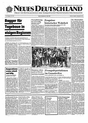 Neues Deutschland Online-Archiv vom 25.07.1967