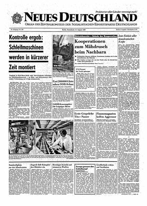 Neues Deutschland Online-Archiv vom 12.08.1967