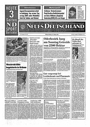 Neues Deutschland Online-Archiv vom 14.08.1967