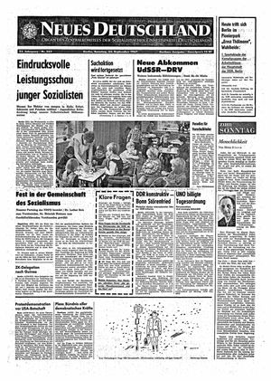 Neues Deutschland Online-Archiv vom 24.09.1967