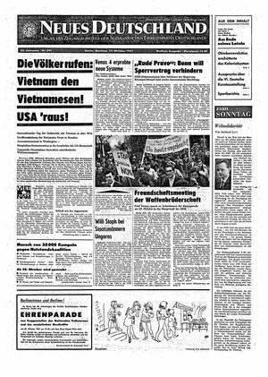 Neues Deutschland Online-Archiv vom 22.10.1967