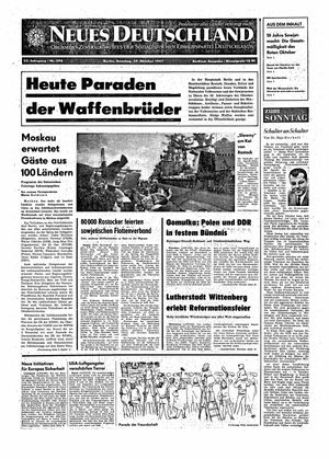 Neues Deutschland Online-Archiv on Oct 29, 1967