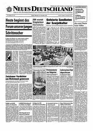 Neues Deutschland Online-Archiv vom 15.11.1967