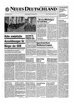 Neues Deutschland Online-Archiv vom 21.11.1967