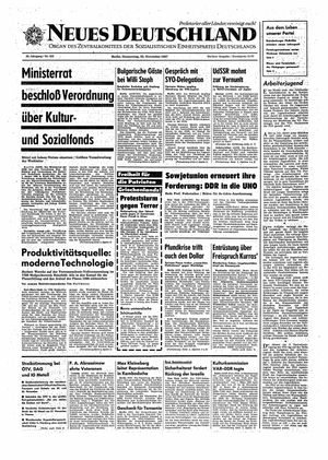 Neues Deutschland Online-Archiv vom 23.11.1967