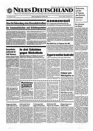 Neues Deutschland Online-Archiv vom 25.11.1967