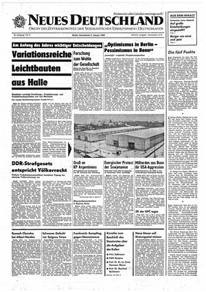Neues Deutschland Online-Archiv vom 06.01.1968