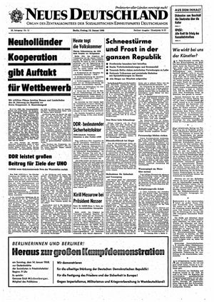 Neues Deutschland Online-Archiv vom 12.01.1968