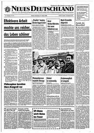 Neues Deutschland Online-Archiv vom 27.01.1968