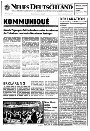 Neues Deutschland Online-Archiv vom 09.03.1968
