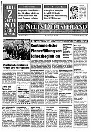 Neues Deutschland Online-Archiv vom 11.03.1968