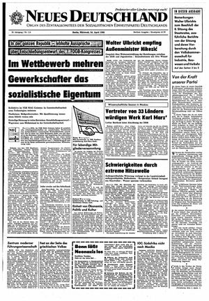 Neues Deutschland Online-Archiv vom 24.04.1968
