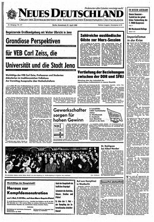 Neues Deutschland Online-Archiv vom 27.04.1968