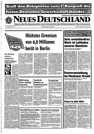 Neues Deutschland Online-Archiv vom 06.05.1968