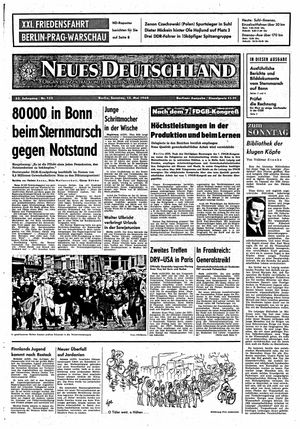 Neues Deutschland Online-Archiv vom 12.05.1968