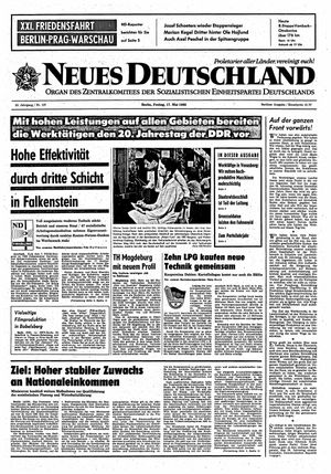 Neues Deutschland Online-Archiv vom 17.05.1968