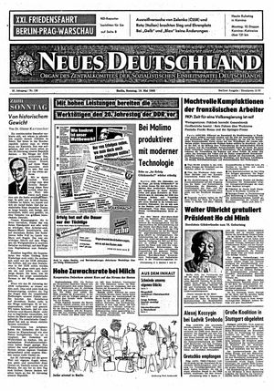 Neues Deutschland Online-Archiv vom 19.05.1968