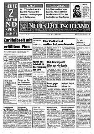 Neues Deutschland Online-Archiv vom 10.06.1968