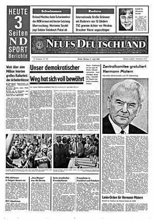 Neues Deutschland Online-Archiv vom 17.06.1968