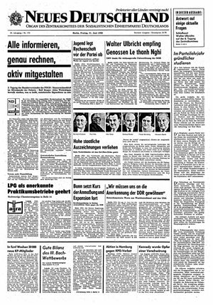 Neues Deutschland Online-Archiv vom 21.06.1968